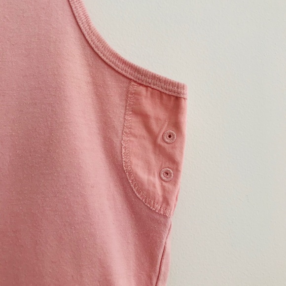 Tommy Hilfiger- Peachy Pink Tank Top Summer Shirt - Picture 5 of 7